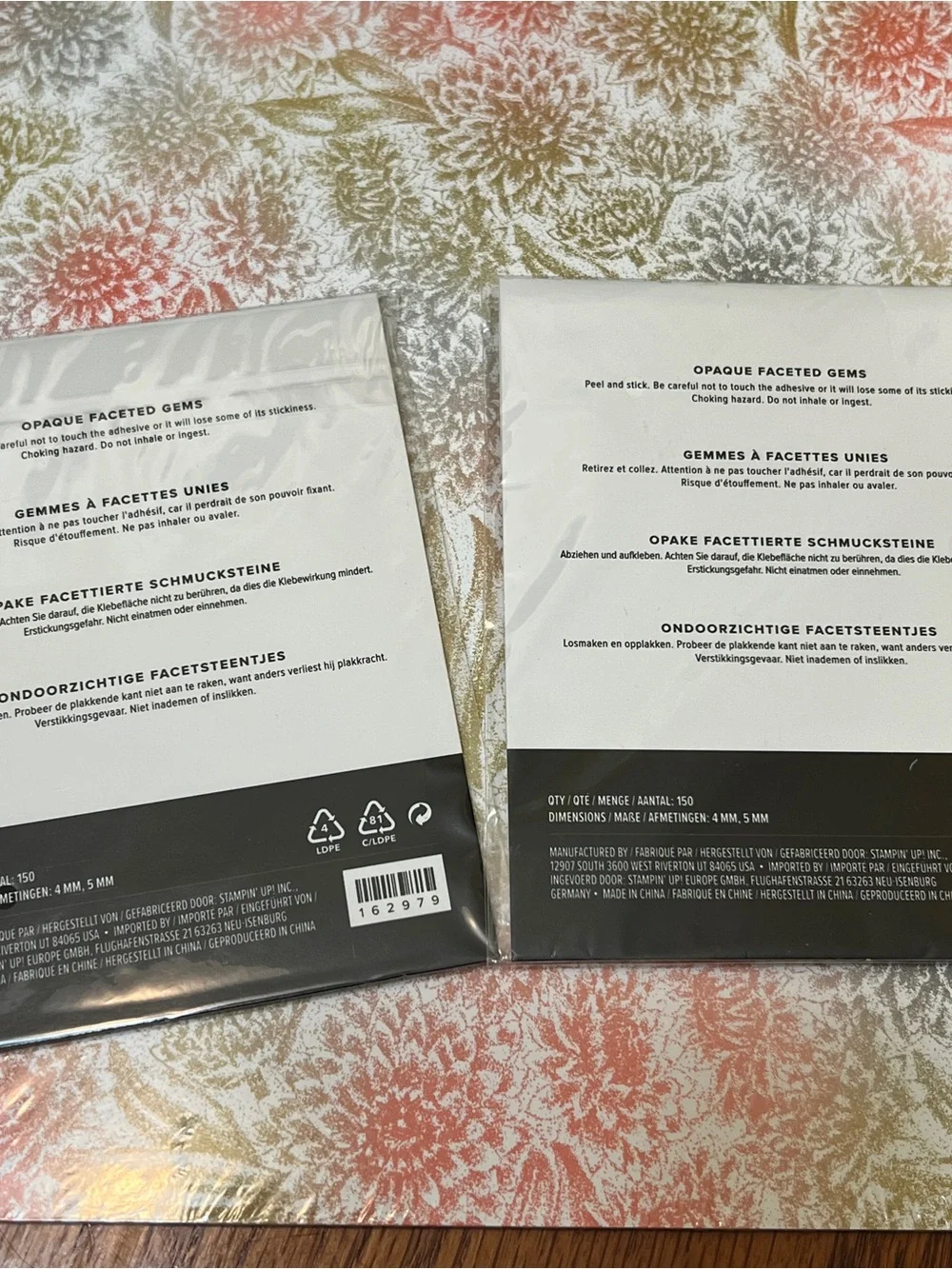 Stampin’ Up! Stippled Roses Bundle DSP Ribbon & Gems NEW